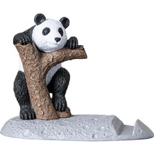 Mimgo Panda Panda Figürü Üstü Karikatür Dekorasyon Üstü Tabanlı Heykel (Yurt Dışından)