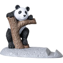 Mimgo Panda Panda Figürü Üstü Karikatür Dekorasyon Üstü Tabanlı Heykel (Yurt Dışından)
