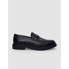 Cabani %100 Hakiki Deri Siyah Tokalı Erkek Loafer