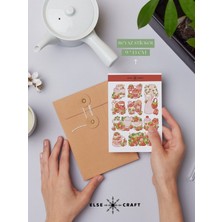 Else Craft Çilek Sticker - Ç-2 - Ajanda Planlayıcı Bullet Journal Için Uygundur