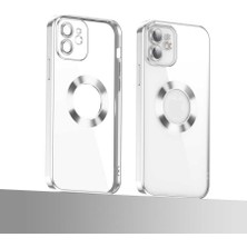 noktaks - Apple iPhone 11 - Kılıf Kamera Korumalı Logo Gösteren Omega Kapak - Mavi