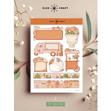 Else Craft Şehir Sticker - Ş-4 - Ajanda Planlayıcı Bullet Journal Için Uygundur