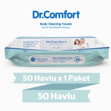 Dr.Comfort Dr Comfort Vucüt Temizleme Havlusu 50'Li X 12 Paket