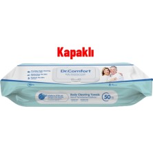 Dr.Comfort Dr Comfort Vucüt Temizleme Havlusu 50'Li X 12 Paket