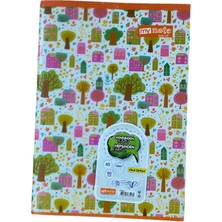 Mynote Text Up Defter A5 60 Yp Çizgili - Ağaç