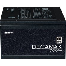 Zalman ZM700-LX3(DECAMAX700W) 80+ Plus Yüksek Koruma Devre Tasarımı Güç Kaynağı