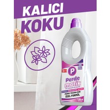 Perdematik Tül, Dantel Perde ve Hassas Kumaşlar Için Sıvı Vegan %100 Yerli Çamaşır Deterjanı 1200 ml