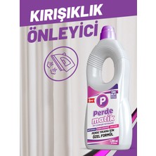 Perdematik Tül, Dantel Perde ve Hassas Kumaşlar Için Sıvı Vegan %100 Yerli Çamaşır Deterjanı 1200 ml