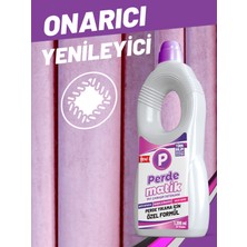 Perdematik Tül, Dantel Perde ve Hassas Kumaşlar Için Sıvı Vegan %100 Yerli Çamaşır Deterjanı 1200 ml