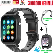 Harvox 4g Max Sim Kartlı Gps'li Çocuk Saati (2 Kordon ve Boyun Askılık Kılıfı HEDİYEİ)-(2024 Model)