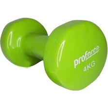 Proforce Vdb Dışı Vinil Kaplı Içi Çelik Döküm Ağırlık Dambıl 4kg -Tek Adet