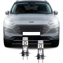 Fardoktoru Ford Kuga 3 Led Xenon Kısa Far Ampulü Mini Led 2'Li Set H7 Aparat Gerekmez