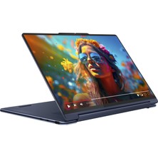 Lenovo Yoga 9i – 14" OLED 5.18MA Dokunmatik Business Laptop Intel Core Ultra 7 155H Intel Arc Graphics 16GB Lpddr5 Ram 1tb Pcle 4 SSD Win 11 Home Kozmo Mavi