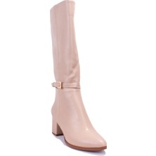 Dagoster DZA07-928720 Nut Klasik Topuklu Kadın Çizme