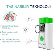 Nimo Taşınabilir Nebulizatör Solunum Cihazı