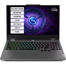 Lenovo Loq 15IAX9 83GS0091TR Intel Core I5-12450HX 8gb Ddr5 1tb SSD RTX3050-6GB 15.6'' 144Hz IPS Freedos Taşınabilir Bilgisayar