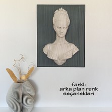 Zmapdesign Ahşap Parabolik Kadın Heykeli Duvar Dekoru  Parametrik Tasarım Sanatı