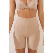 Mistirik Anoky Model Hafif Sıkılaştırıcı ve Toparlayıcı Ten Renk Lazer Kesim Şort Korse 2XL