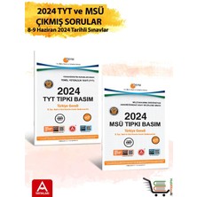 A Yayınları 2024 TYT ve MSÜ Çıkmış Sorular 2024 Tıpkı Basımlar