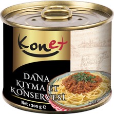 Konet Dana Kıyma Et Konservesi 200g - Pratik Ve Lezzetli Hazır Yemek