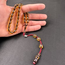 Zeyzun Usta Işçilikli Sıkma Kehribar Tesbih