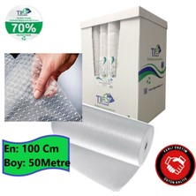 Balonlu Naylon 100CM x 50MT (En: 100 Cm, Boy: 50MT.) Üç Katlı Eşya Koruma Ambalajı, Pat Pat