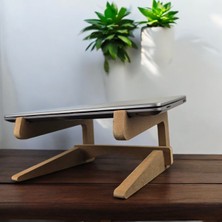 Tesbihbahçesi Masif Ahşap Laptop Standı