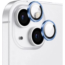 Kilifone - Apple iPhone 13 Mini - Kamera Lens Koruyucu Safir Parmak Izi Bırakmayan Anti-Reflective Cl-12 - Gümüş