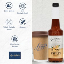 By Tüfekçi Gourmet Series Fındık, Karamel, Vanilya Aromalı Şekersiz Kokteyl, Pasta ve Kahve Şurubu 750 ml