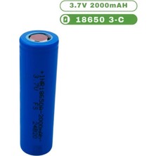 Fs 18650 3.7V 2000 Mah 3-C Şarjlı Pil