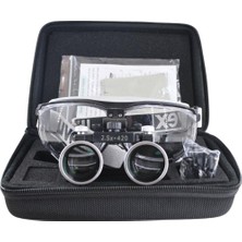 Barişhan Medical Hiperlupa ST345 Doktor Gözlük Uvex Siyah Gri Çerçeve 2-5x Metal Çerçeve Loupe