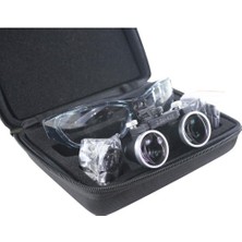 Barışhan Medikal Hiperlupa ST385 Doktor Gözlük Force Flex Füme Çerçeve 2-5x Metal Çerçeve Loupe