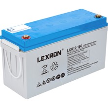 Lexron 12V 150AH-160AH Deep Cycle Nano Carbon Solar Jel Akü