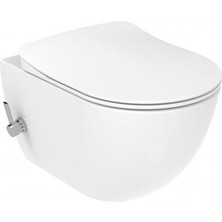 Creavit Rim-Off Asma Klozet Entegre Taharet Musluklu (Soğuk)