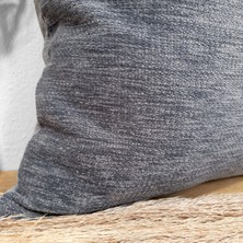 2'li Set Dokulu Kadife Dekoratif Kırlent Kılıfı  43X43 Cm, Bohem Kırlent Kılıfı