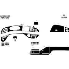 Marscockpitdesign Mercedes Travego Konsol Kaplama 2005-2010 69 Parça