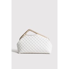 Berlesi Kapitone Clutch Portföy Çanta Suni Deri Kadınlar İçin Şık ve Modern Tasarım