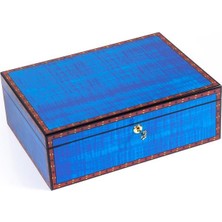 Premiumquality Gracias Mavi Sedir Humidor Puro Kutusu