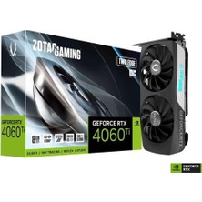 Zotac Geforce Rtx 4060 Tı Gamıng Twın Edge 8gb Gddr6 128BIT Oc ZT-D40610H-10M Ekran Kartı