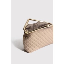 Berlesi Vizon Kapitone Clutch Portföy Çanta