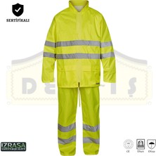 Izrasa Imperteks Reflektörlü Takım Yağmurluk Sarı - SJ05B