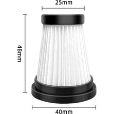 Passing Moosoo K12, K12 Pro, K13 Akülü El Elektrikli Süpürge Süpürme Süpürgesi Için 10 Adet Hepa Filtre (Yurt Dışından)