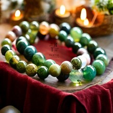 Taş Rüyası Hint Akik Bileklik 8mm