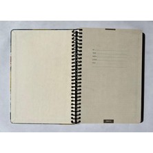Colornote Papirüs Tuval Serisi Kareli Defter, Spiralli, Sert Kapaklı (Ön Kapak Görseli; Meyve Sepeti ile Natürmort) 16 x 23 Cm, 100 Yaprak