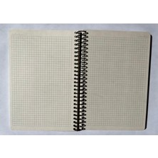 Colornote Papirüs Tuval Serisi Kareli Defter, Spiralli, Sert Kapaklı (Ön Kapak Görseli; Meyve Sepeti ile Natürmort) 16 x 23 Cm, 100 Yaprak
