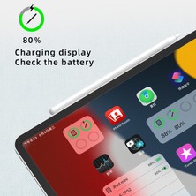 Forestl Digital S-IP02 iPad Dokunmatik Ekranlar Için Stylus Kalem Manyetik Kablosuz Şarj Kapasitif Kalem Dokunmatik Kalem-Beyaz (Yurt Dışından)
