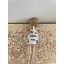 Anatolian Gift Store Balayı Kum Hatıra Şişesi: "Honeymoon Sand" Etiketli Cam Şişe