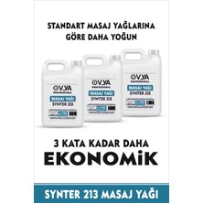 Ovya Synter 213 Renksiz Kokusuz Spa Masaj Yağı 3 Kata Kadar Ekonomik 5 Litre