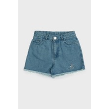 Beverly Hills Polo Club  Kız Çocuk Denim Şort 23SS2BHG114