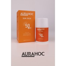 Aurahoc Leke Karşıtı Stick Güneş Kremi - 35gr | Spf 50 Mineral Filtreli Yüksek Koruma